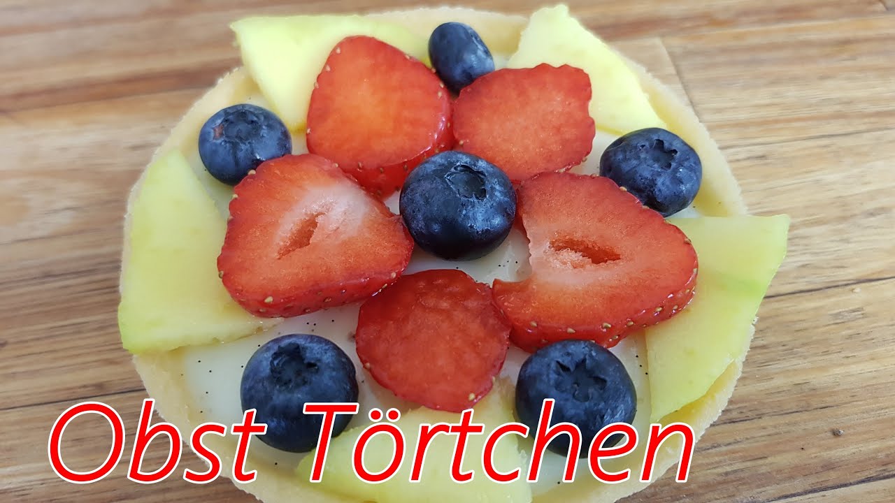 kleine Obsttörtchen auf Mürbteig-Tartlettes - Martina´s KitchenChaos